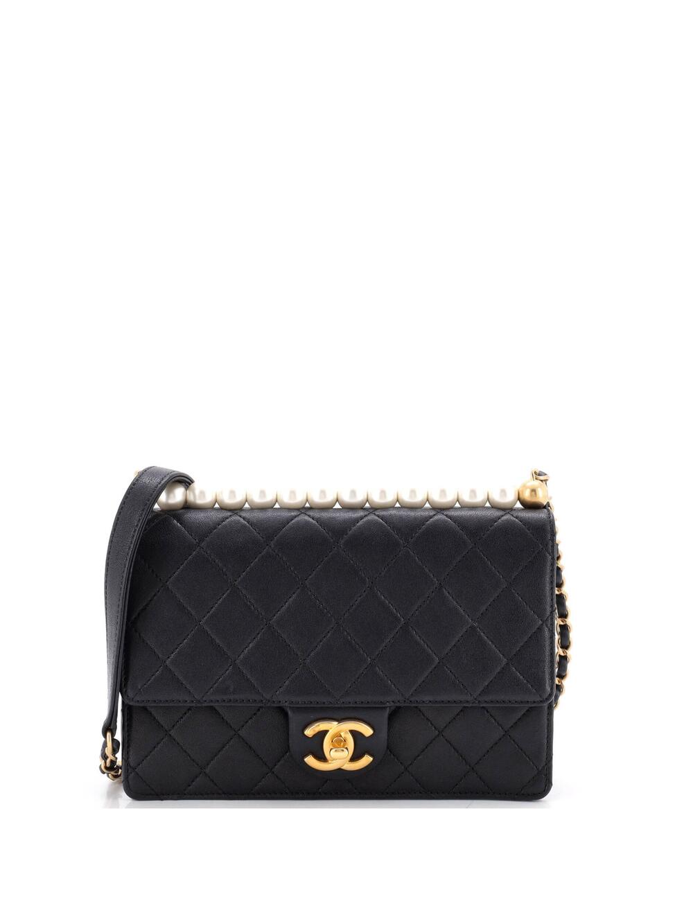 Chanel Chic Pearls Flap Bag Quilted #371176C43B